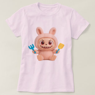 La Bobo – Cute Mischievous Bunny Character T-Shirt