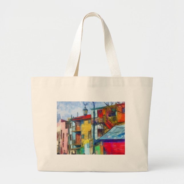 La Boca - ARGENTINA Large Tote Bag (Front)