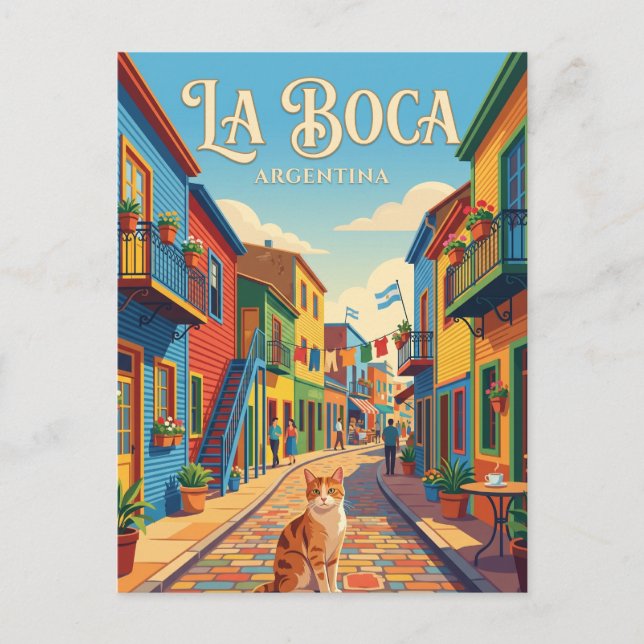 La Boca, Buenos Aires Argentina Postcard (Front)