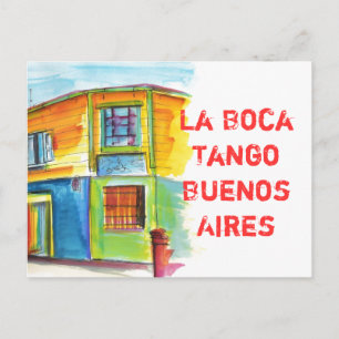 La Boca Tango Postcard