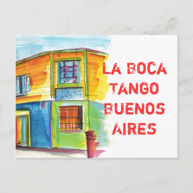 La Boca Tango Postcard (Front)