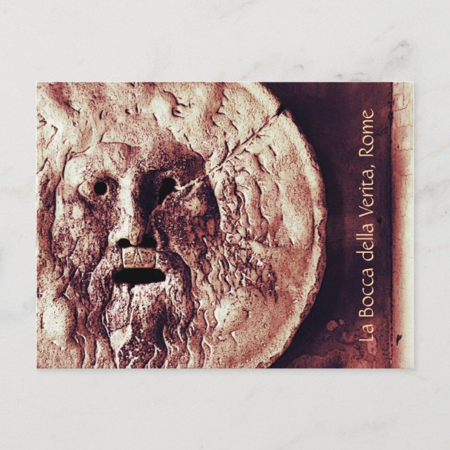 La bocca della verita, Rome postcard (Front)
