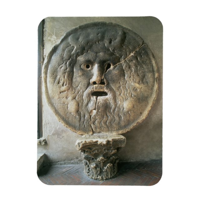 La Bocca di Verita (The Mouth of Truth) (photo) Magnet (Vertical)