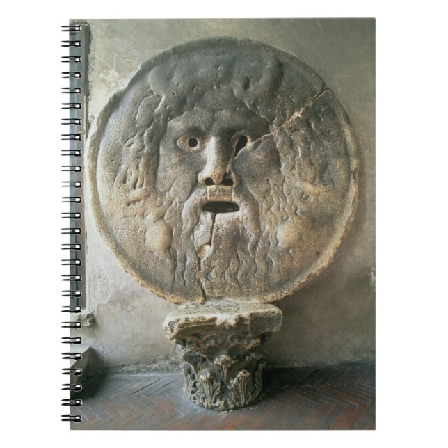 La Bocca di Verita (The Mouth of Truth) (photo) Notebook (Front)