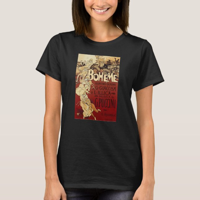 La Bohème - vintage 1896 poster T-Shirt (Front)