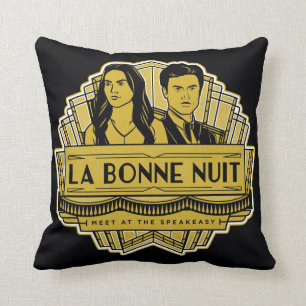 La Bonne Nuit - Meet At The Speakeasy Cushion