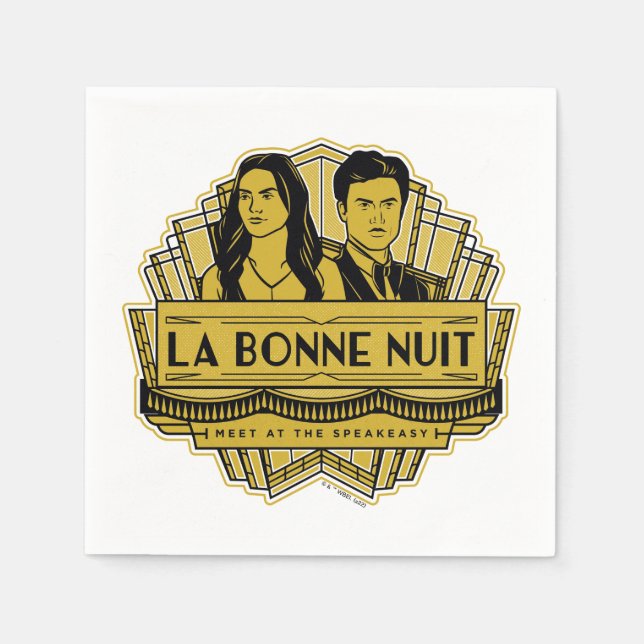 La Bonne Nuit - Meet At The Speakeasy Napkin (Front)