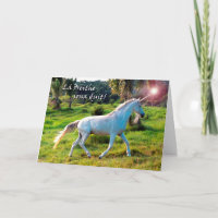Lá Breithe sona duit Irish Birthday with Unicorn