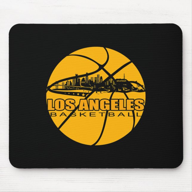 La Bysketbyll Lover Gift - Los Angeles Bysketbyll  Mouse Mat (Front)