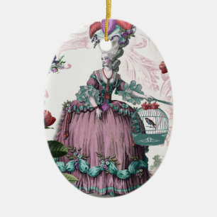 la cage aux oiseaux (The Bird cage) Ceramic Tree Decoration