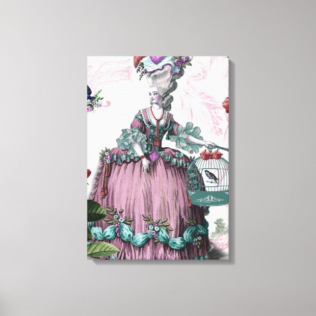 la cage aux oiseaux (The Birdcage) Canvas Print (Front)