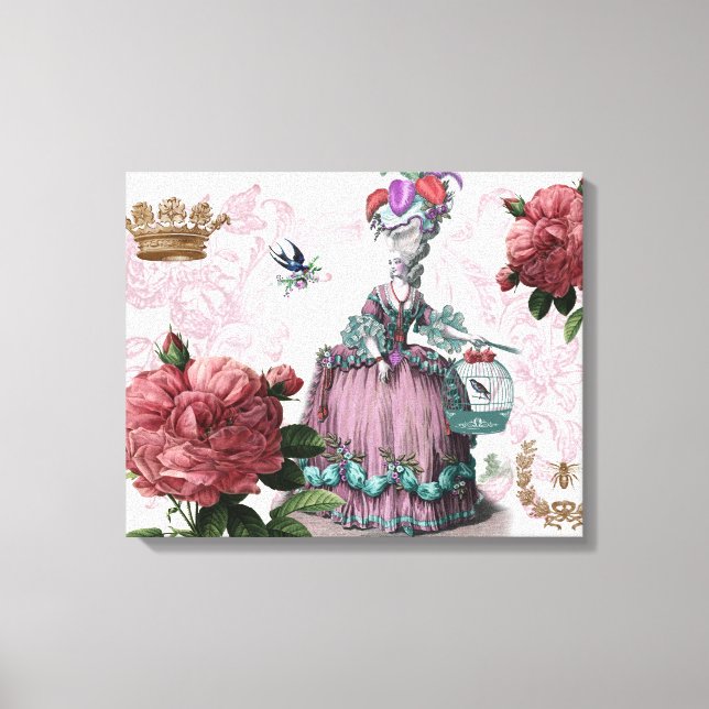 la cage aux oiseaux (The Birdcage) Canvas Print (Front)