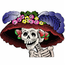 La Calavera Catrina [magnet sculpture]