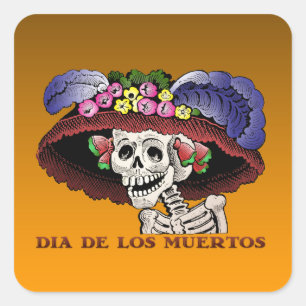 La Calavera Catrina [stickers] Square Sticker