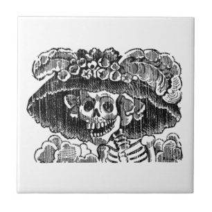 La Calavera Catrina Tile