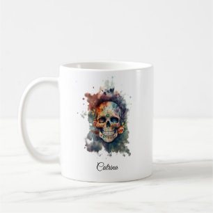 La Calavera Hermosa, custom Coffee Mug