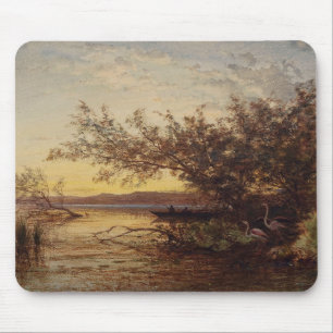 La Camargue, Coucher De Soleil – Félix Ziem Mouse Mat