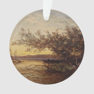 La Camargue, Coucher De Soleil – Félix Ziem Ornament