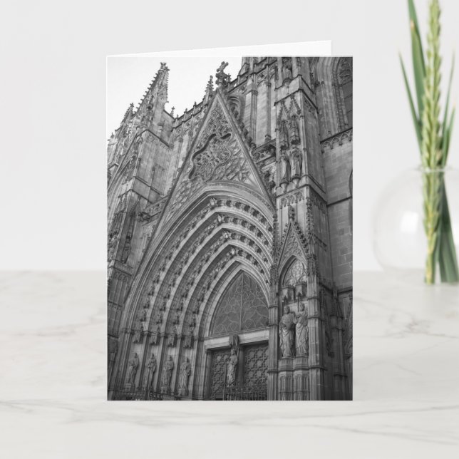 La Catedral Greeting Card (Front)
