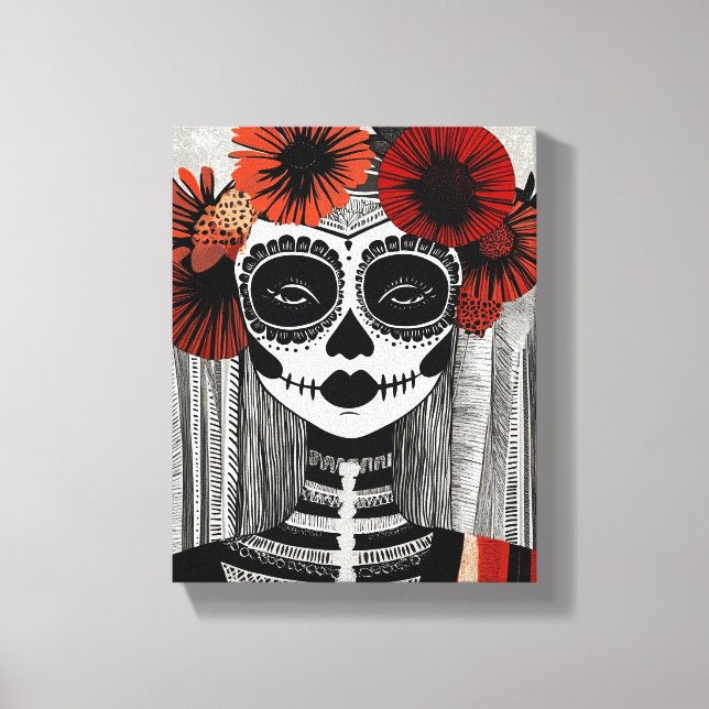 La Catrina Canvas Print (Front)