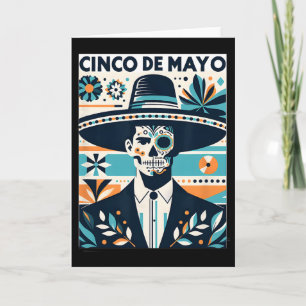 La Catrina Cinco De Mayo Men's Fiesta Card