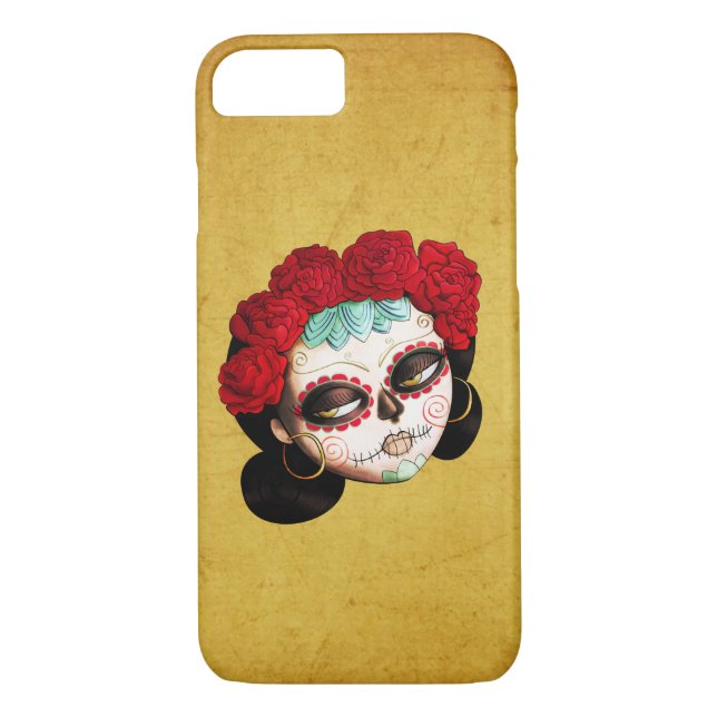 La Catrina - Dia de Los Muertos Girl Case-Mate iPhone Case (Back)