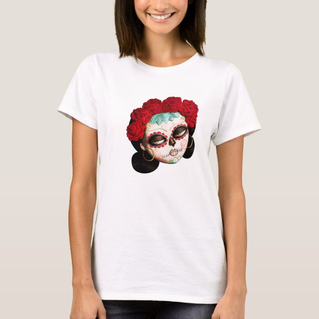 La Catrina - Dia de Los Muertos Girl T-Shirt (Front)