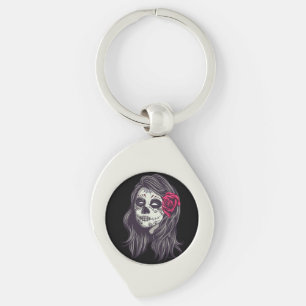 La Catrina - Dia De Los Muertos Key Ring