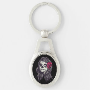 La Catrina - Dia De Los Muertos Key Ring