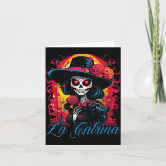 La Catrina Dress Stylish Day Of The Government Card