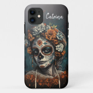 La Catrina Eternal Spirit Dia de los Muertos iPhone 11 Case