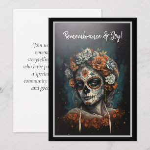 La Catrina Eternal Spirit Dia de los Muertos Invitation