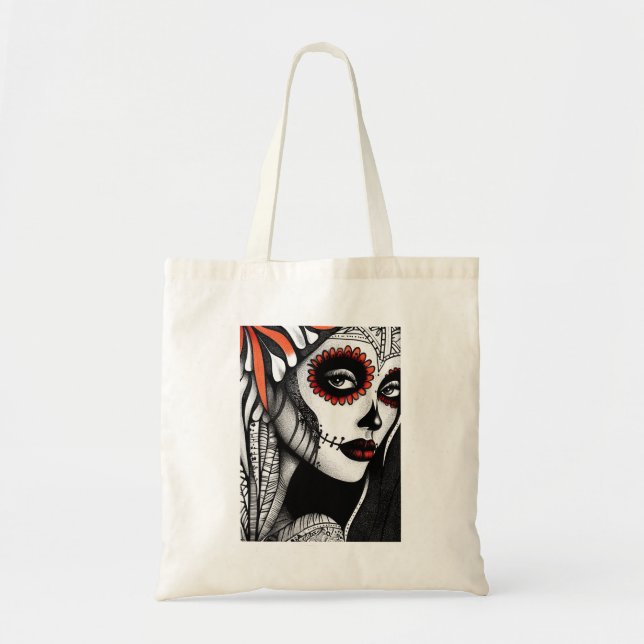 La Catrina Tote Bag (Front)