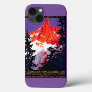 La Chaine De Mont-Blanc Vintage PosterEurope iPhone 13 Case