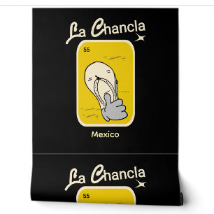 la Chancla yellow Wallpaper