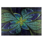 La Chanteuse IV Abstract Stained Glass Pattern