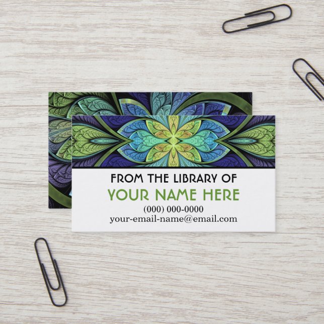 La Chanteuse IV Media Cards (Front/Back In Situ)