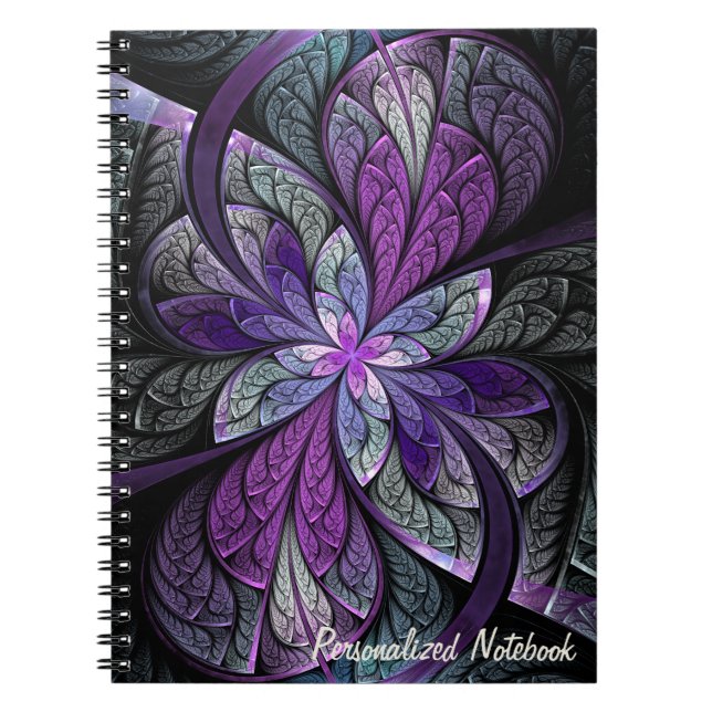 La Chanteuse Violett Personalised Notebook (Front)