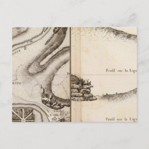 La Charente Atlas Map Postcard