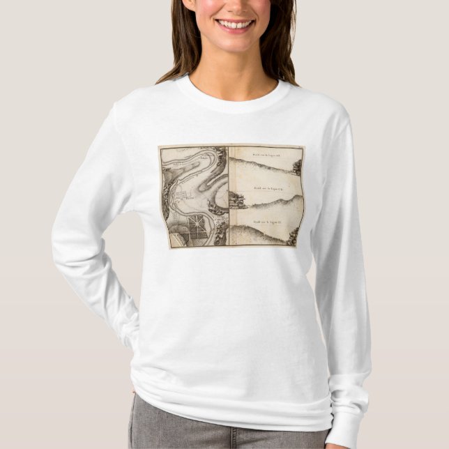 La Charente Atlas Map T-Shirt (Front)