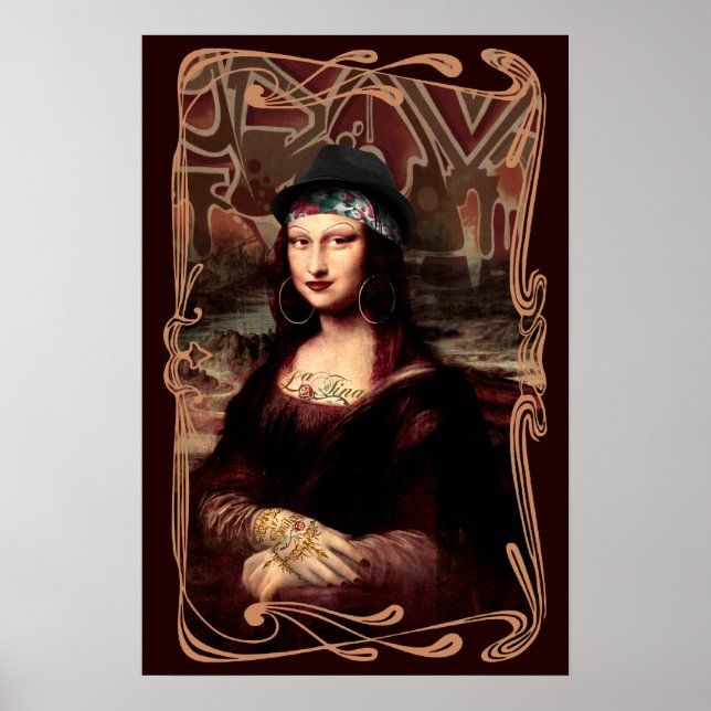 La Chola Mona Lisa Poster (Front)