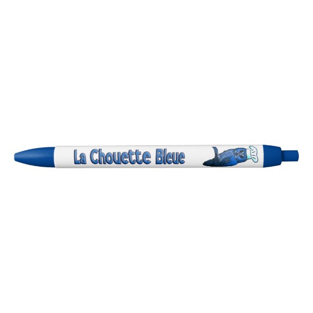 La Chouette Bleue Cafe Blue Ink Pen (Front)