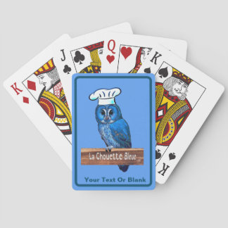 La Chouette Bleue Cafe Playing Cards