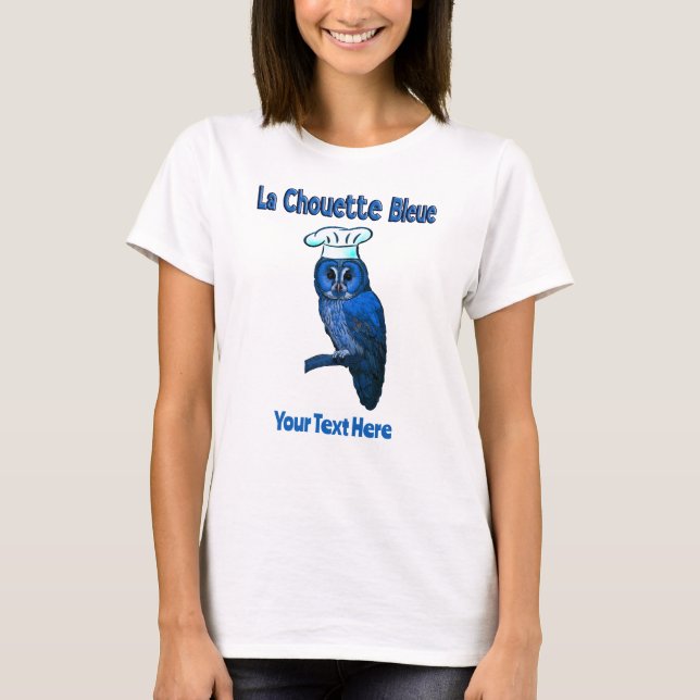 La Chouette Bleue Cafe T-Shirt (Front)