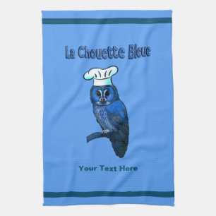 La Chouette Bleue Cafe Tea Towel