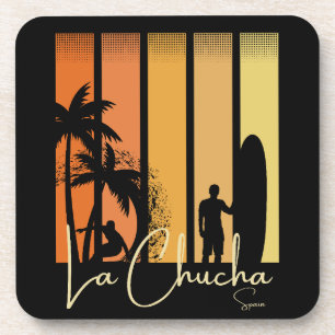 La Chucha Spain Surfing Beach Coaster