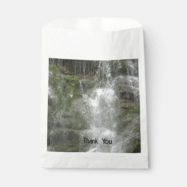 La Chute Waterfall in Forillon National Park      Favour Bags (Front)