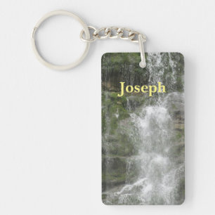 La Chute Waterfall in Forillon National Park Key Ring