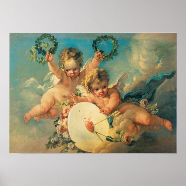 La Cible D'Amour (Love Target), 1758 Poster (Front)