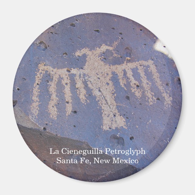 La Cieneguilla Petroglyph Magnet (Front)